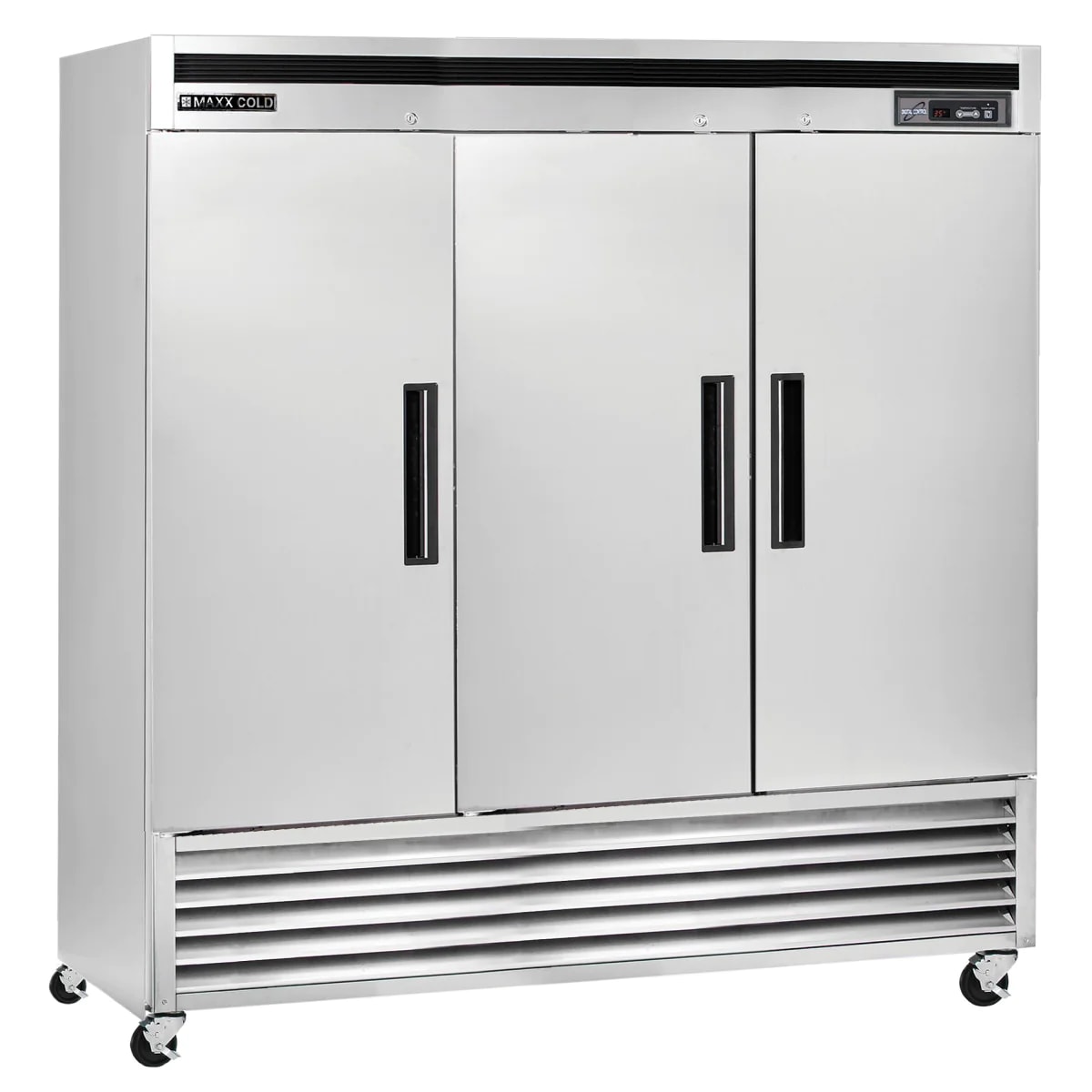 Maxx Cold MCR-72FDHC Reach-In Refrigerator, Triple Door, Bottom Mount, 115V