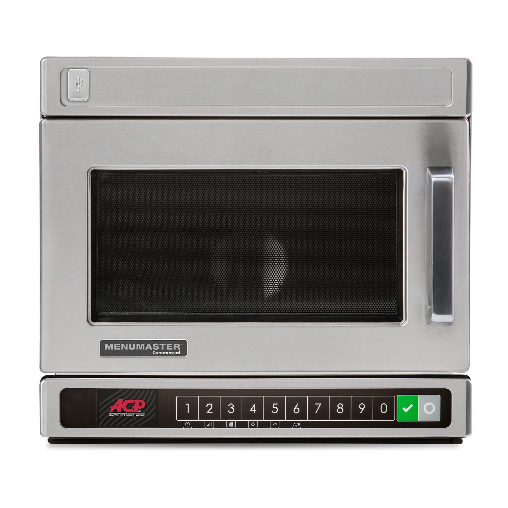 ACP MDC21Y2 Menumaster C-Max Heavy Duty Stainless Steel Commercial Microwave with Touchpad Controls, 2100W, 208-240V