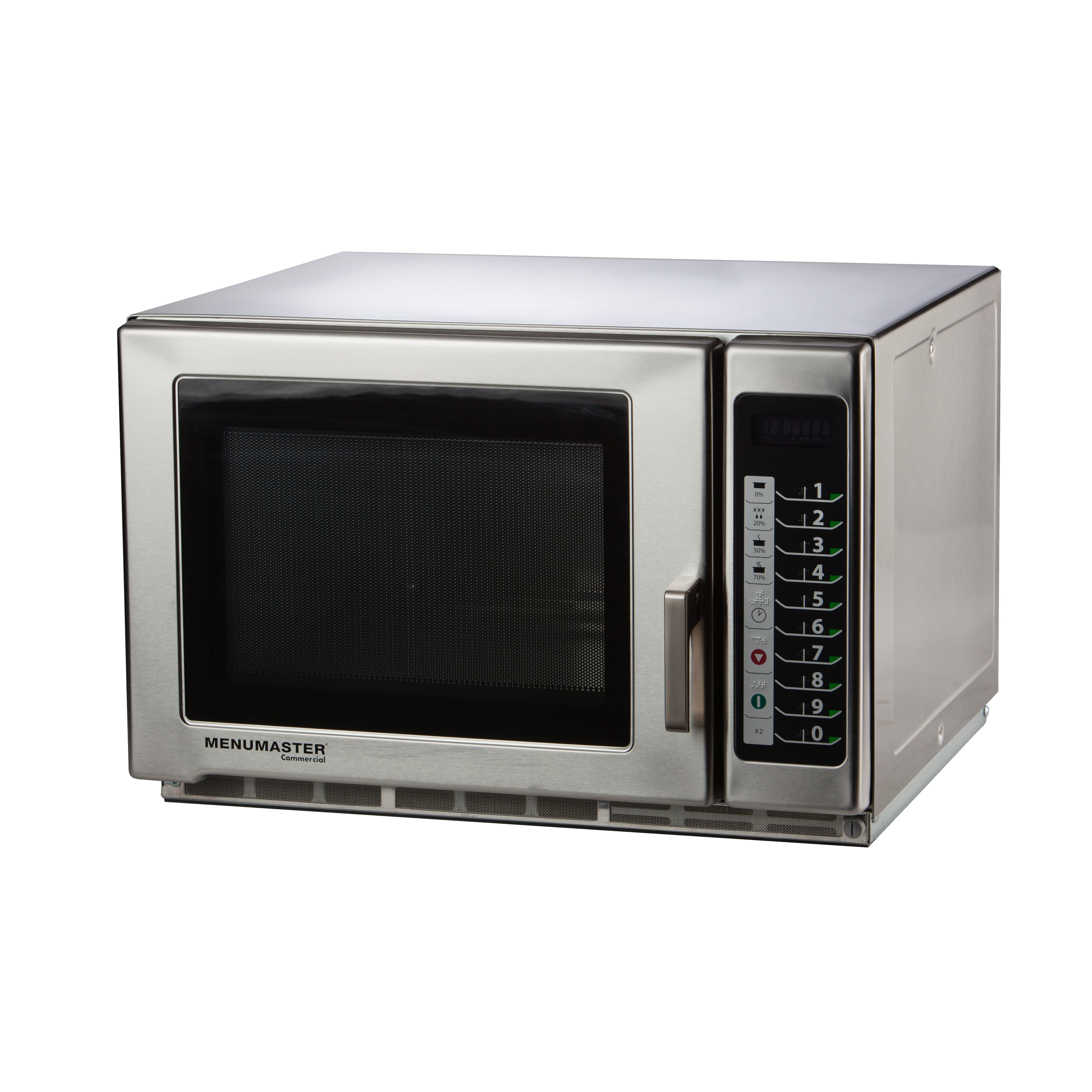 ACP MFS12TS Menumaster Medium Duty Stainless Steel Commercial Microwave with Touchpad Controls, 1200W, 120V