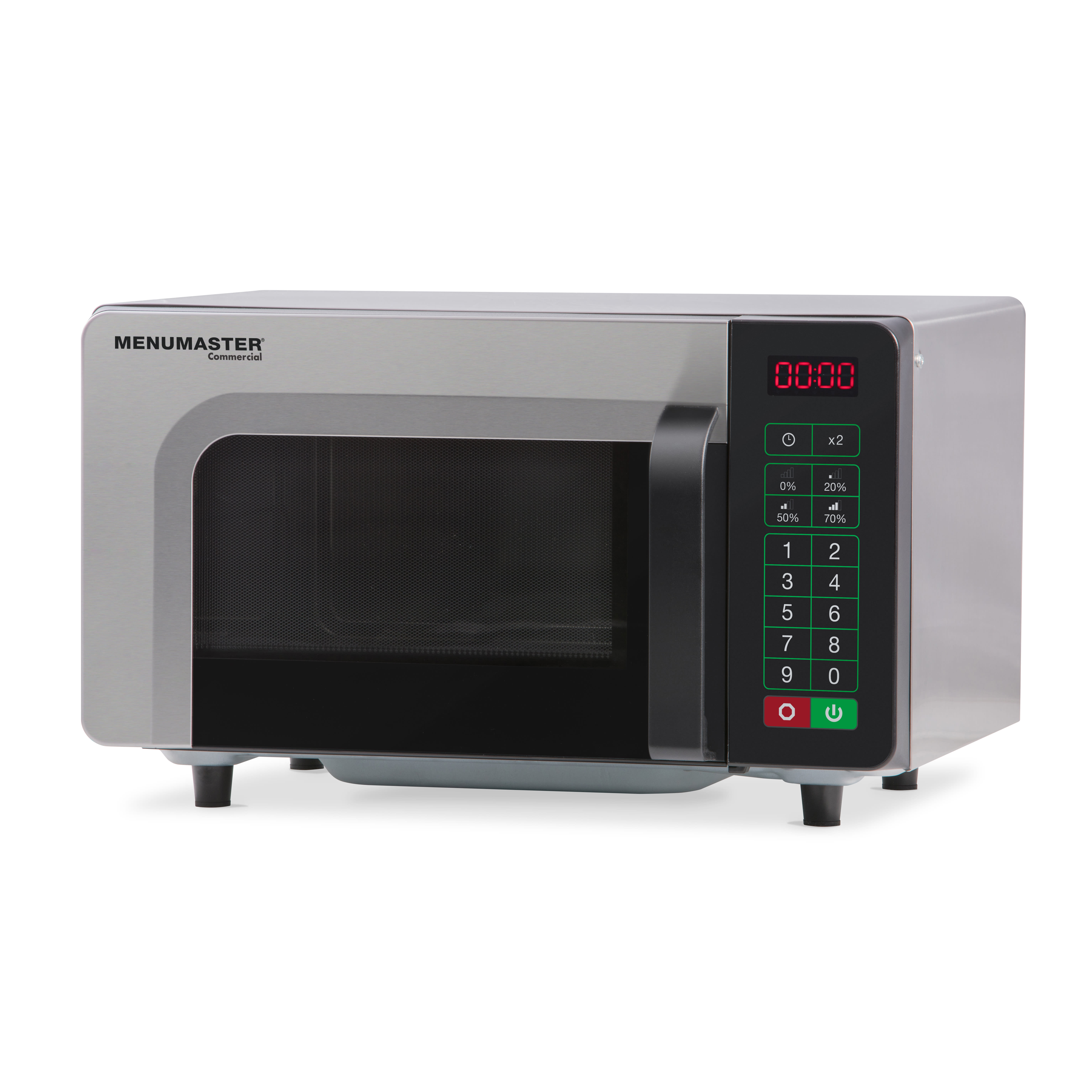 ACP MMS10TSA Menumaster Light Duty Stainless Steel Commercial Microwave with Touchpad Controls, 1000W, 120V