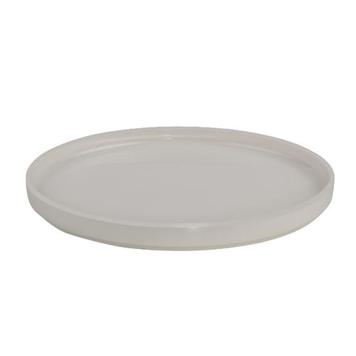 Mikasa 5316304 Foundation Stolt 11" Round White Raised Rim Plate
