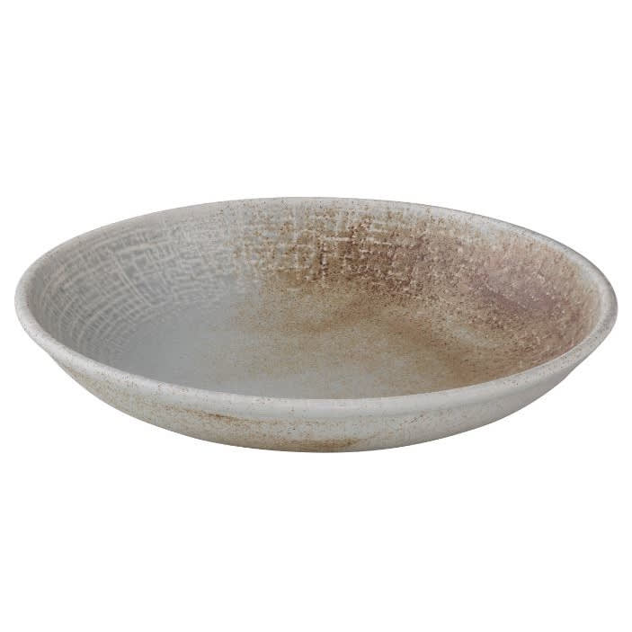 Mikasa 5315920 Mellow 9.857" Round Tan Coupe Rim Deep Plate