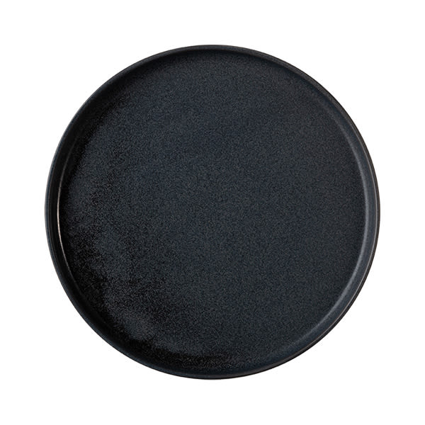 Mikasa 5315976 Reckless 10" Round Black Coupe Rim Plate