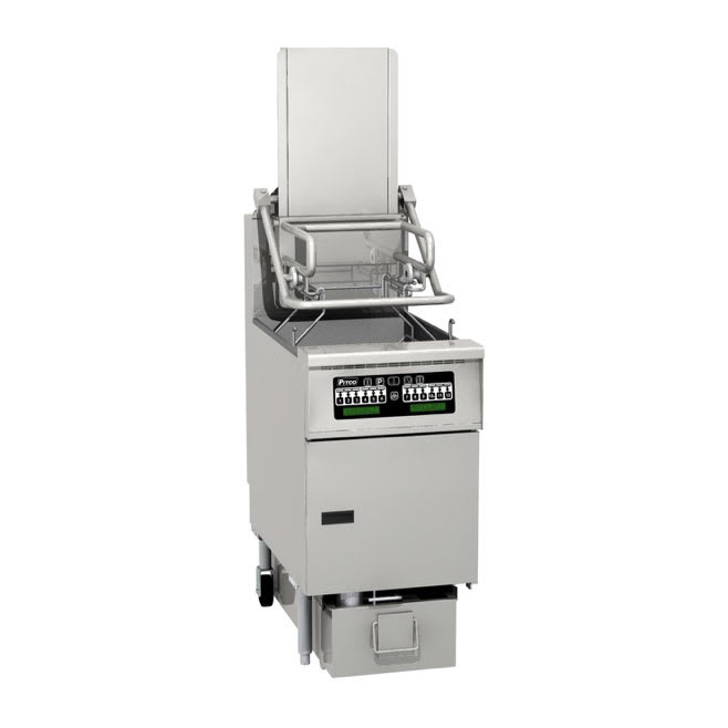 Pitco® SFSELVRF Solstice Supreme™ Reduced Oil Floor Fryer, (1) 76 lb. Tank, 240V/1PH
