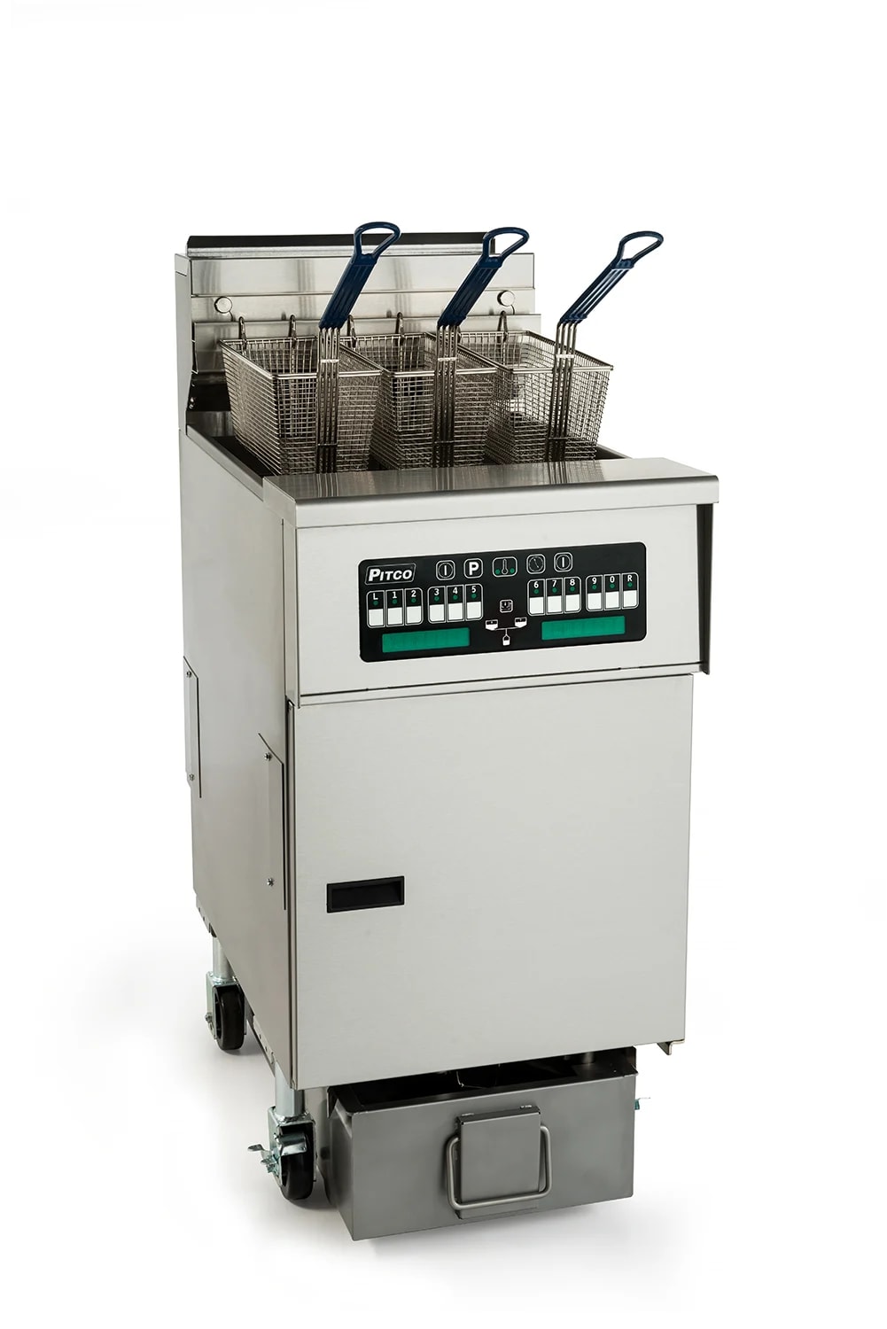 Pitco® SELV184X-C/FD Solstice™ Reduced Oil Floor Fryer, 40 lb. Tank, 240V/3PH, 14kW/hr