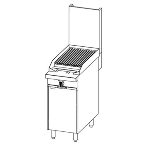 Southbend P16C-C 16" Platinum Sectional Charbroiler with Cabinet Base, Natural Gas