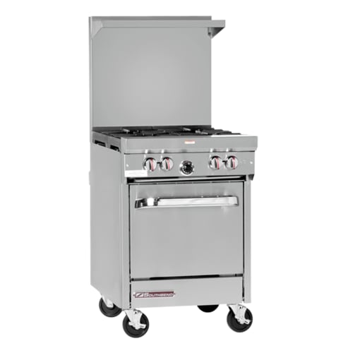 Southbend S24C 24" S-Series Range with (4) Open Burners and Cabinet Base, LP Gas