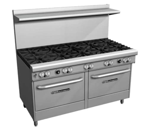 Southbend 4601AA 60" Ultimate Range with Standard Grates, (10) Open Burners, and (2) Convection Ovens, Natural Gas