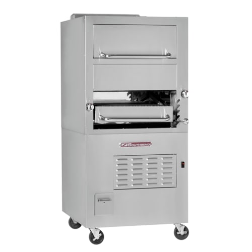 Southbend P32A-171 32" Platinum Series Single-Deck Infrared Broiler with Warming Oven and Convection Oven, LP Gas