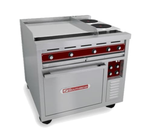 Southbend SE36A-TTT 36" Thermostatic Griddle Range with Convection Oven, 208V, Three Phase