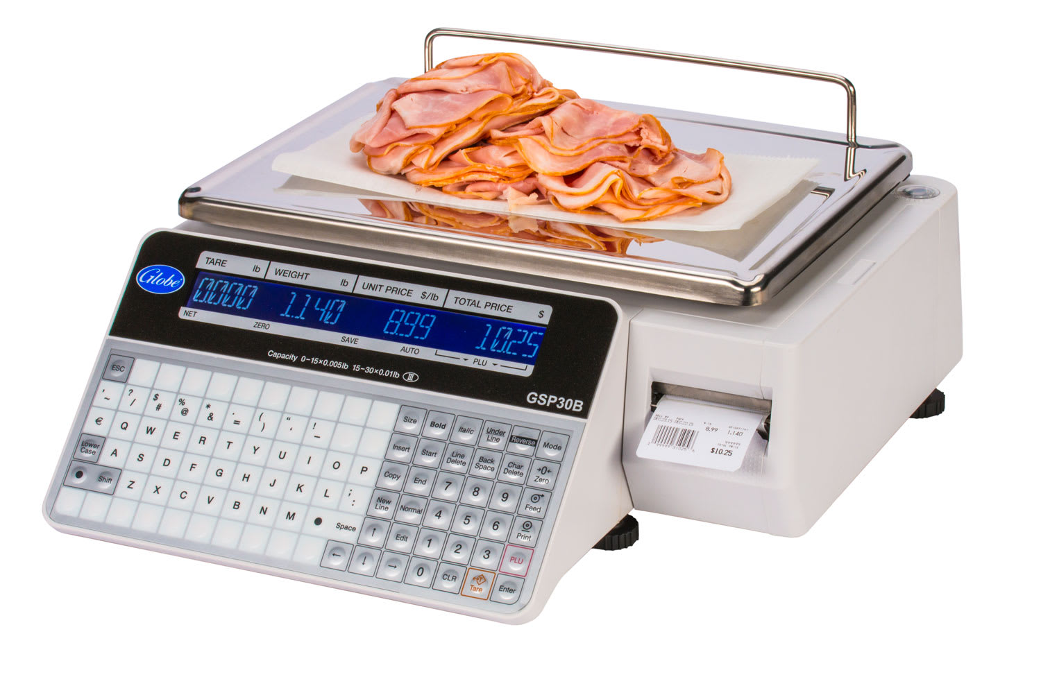 Globe GSP30B Label Printing Scale - 115V, 1PH