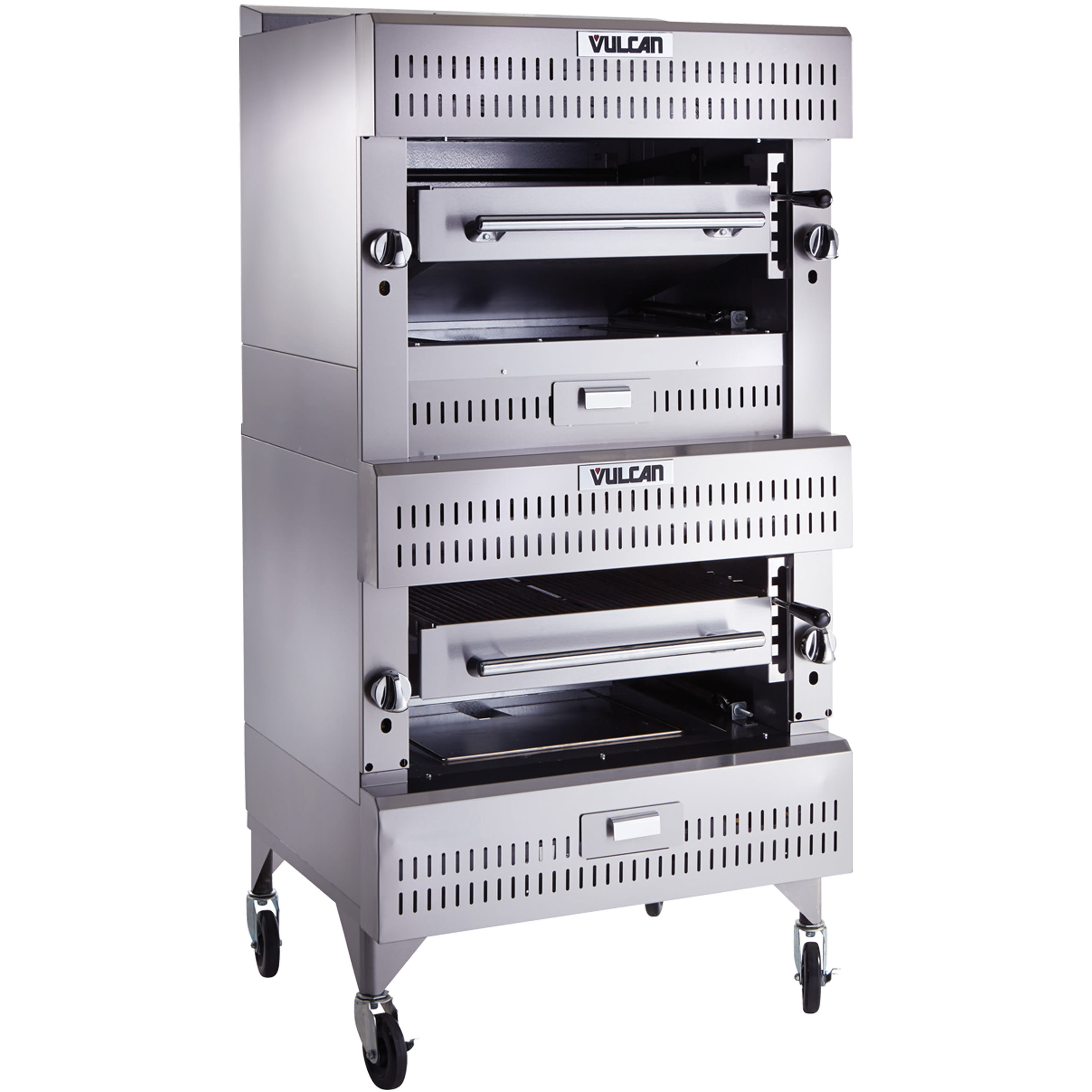 Vulcan VBB2 36" Double-Deck Upright Ceramic Broiler, Natural Gas