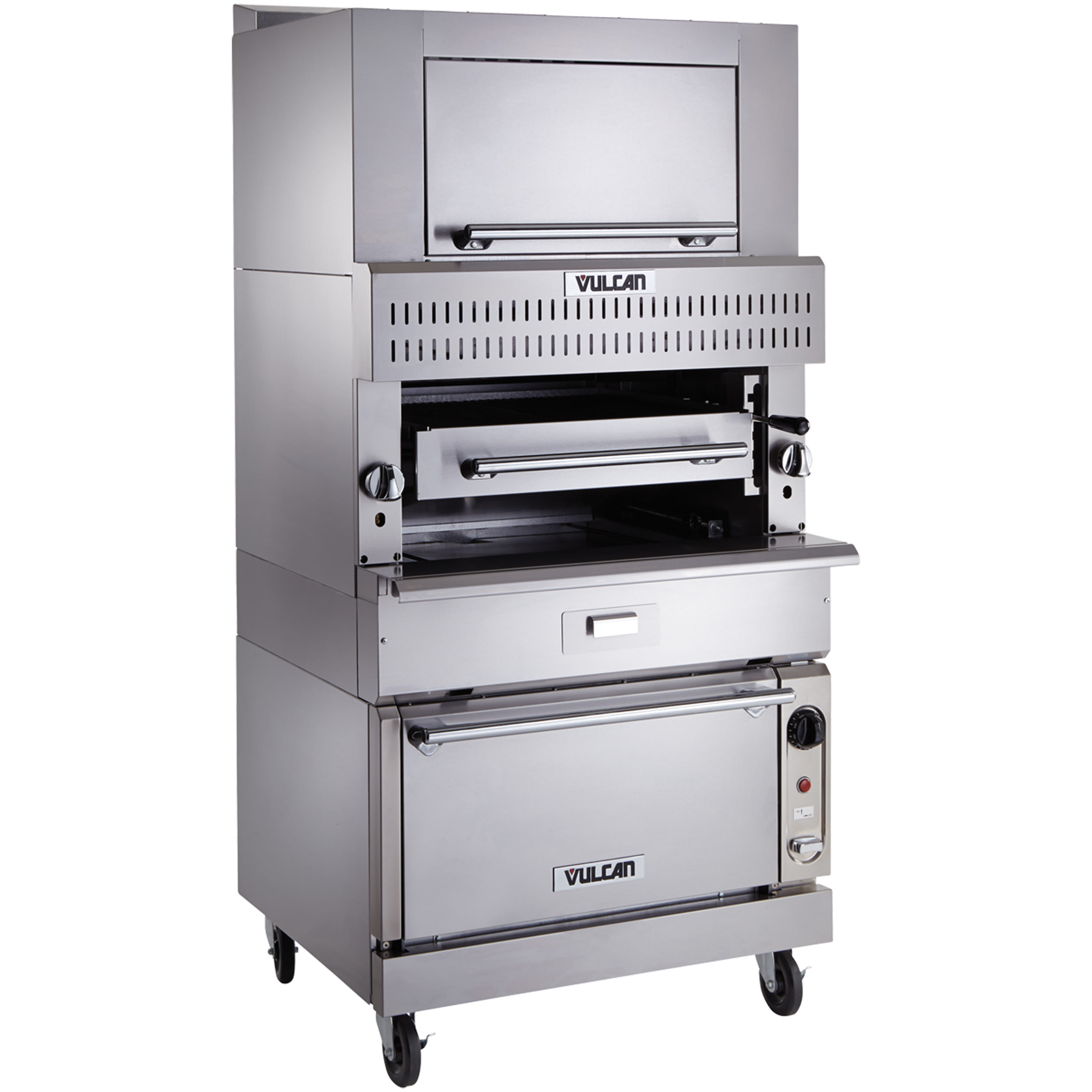 Vulcan VIR1CF 36" Single-Deck Infrared Broiler with Convection Base, Natural Gas