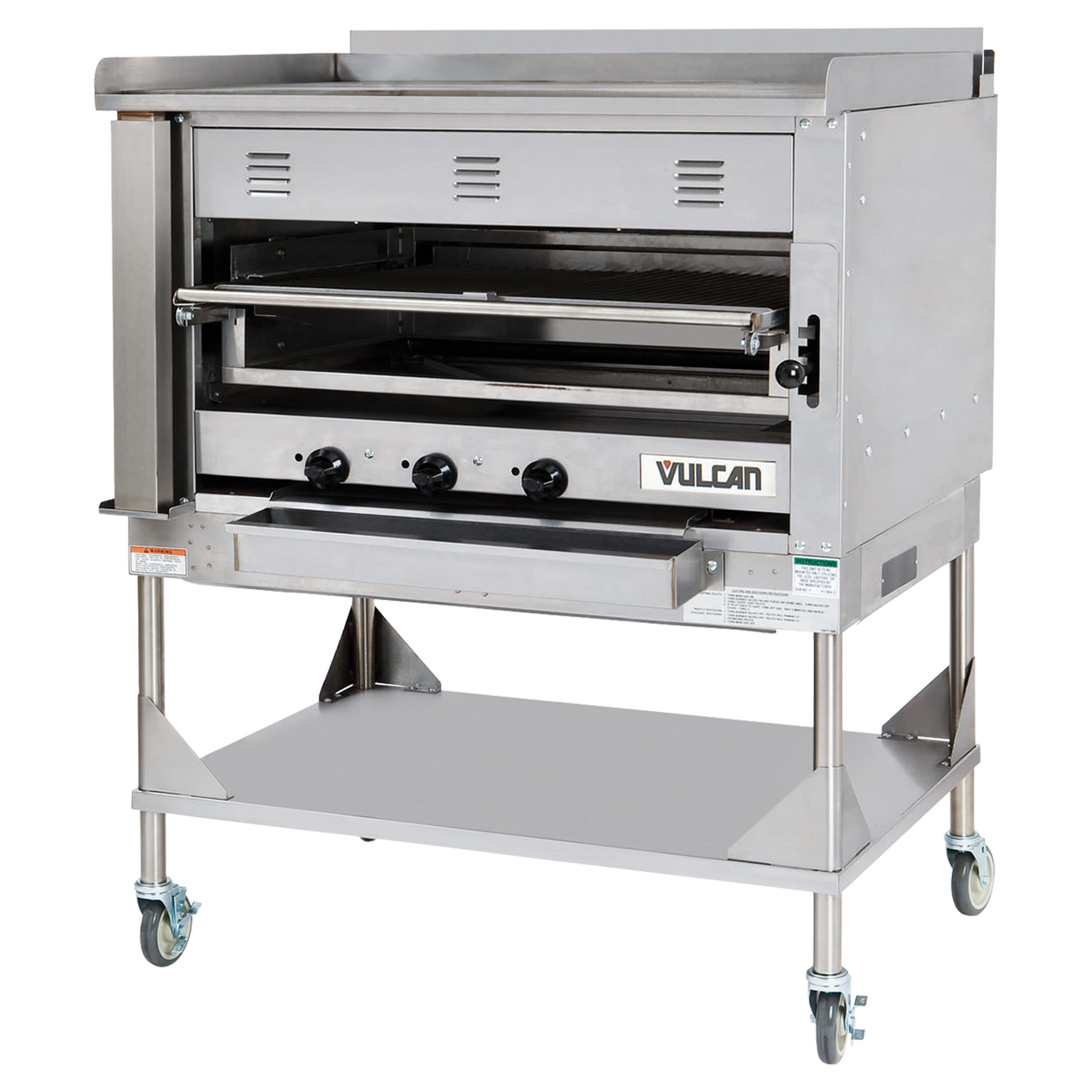 Vulcan VST4B 48" Heavy-Duty Ceramic Chophouse Broiler Oven, LP Gas