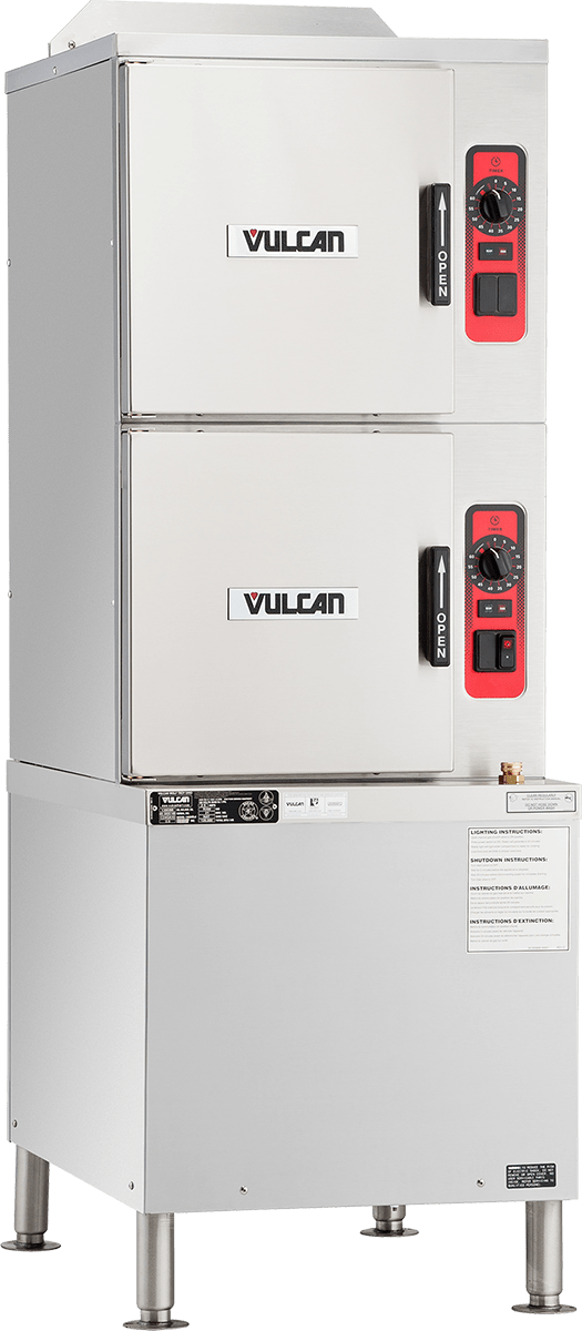 Vulcan C24GA6 6-Pan Convection Steamer with Base, LP Gas