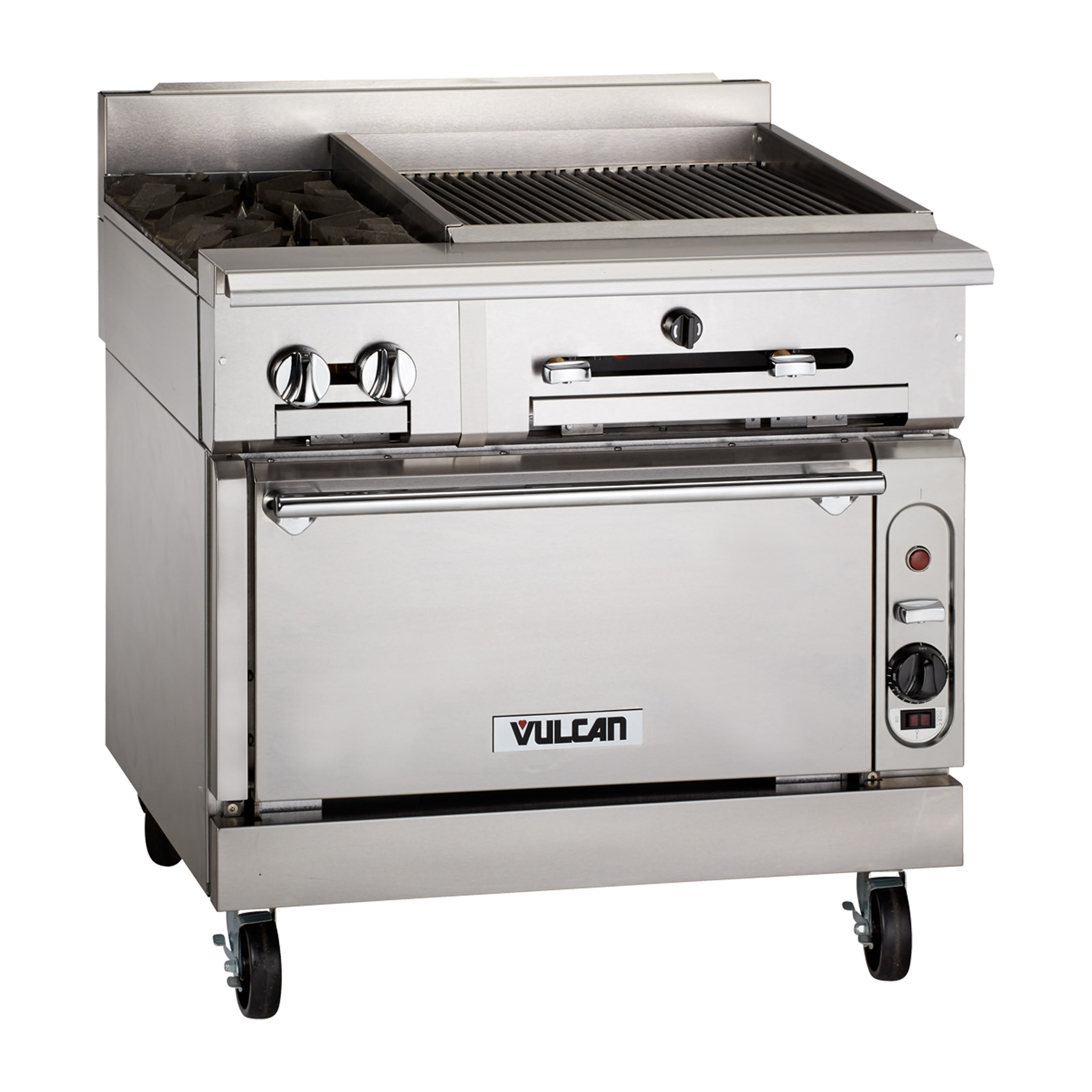 Vulcan VTC24 24" Heavy-Duty Modular Infrared Charbroiler, Natural Gas