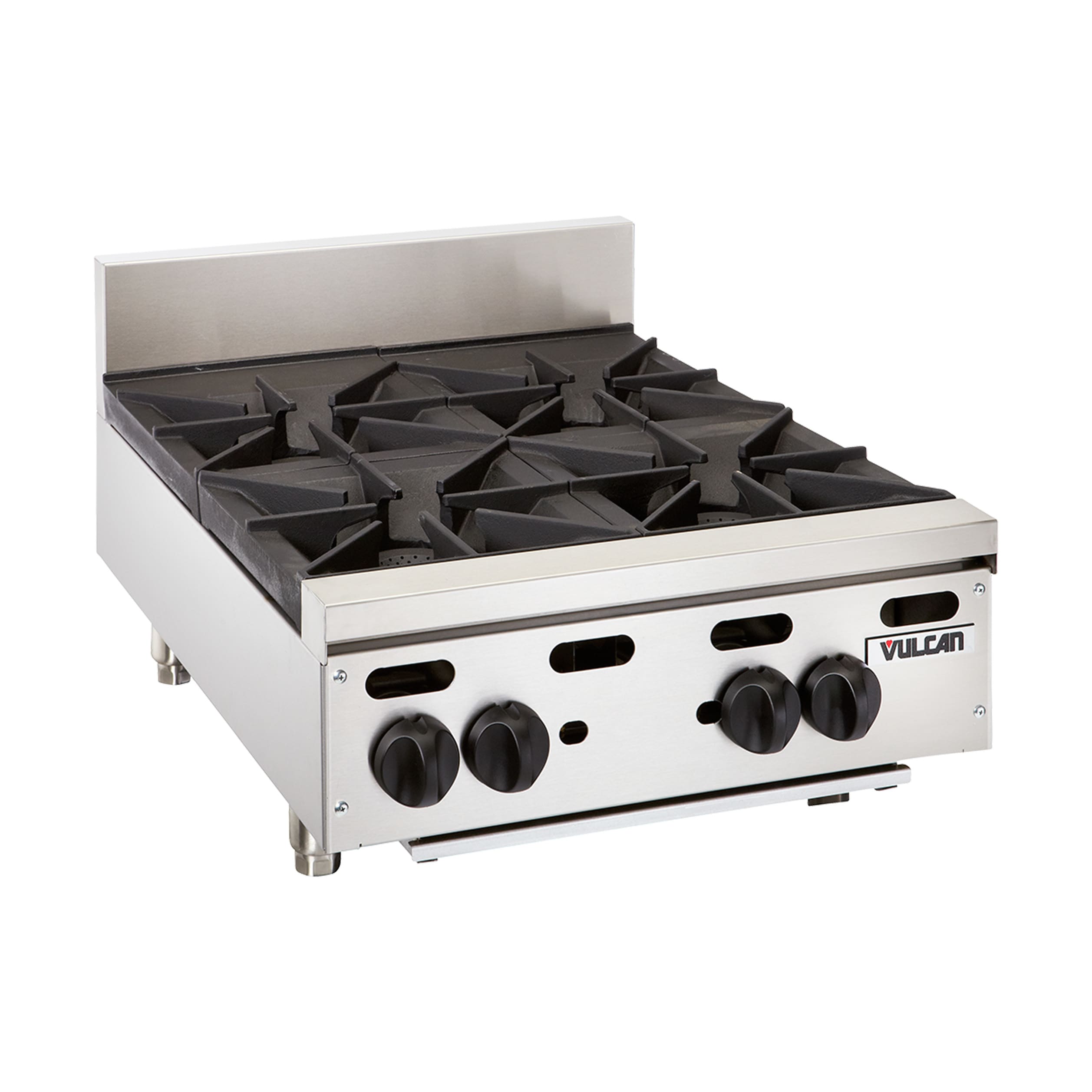 Vulcan VHP424 24" Heavy-Duty Countertop Range with (4) Burners, Natural Gas