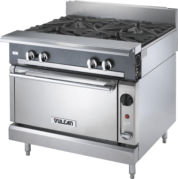 Vulcan V6B36S 36" Heavy-Duty Range with (6) Burners and Standard Oven, Natural Gas