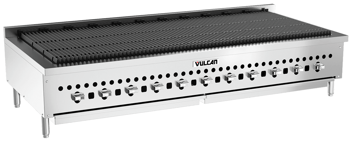 Vulcan VCCB60 60" Low Profile Countertop Charbroiler, LP Gas