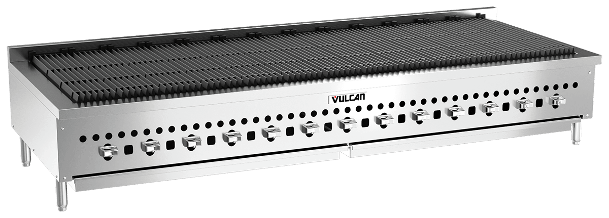 Vulcan VCCB72 72" Low Profile Countertop Charbroiler, Natural Gas