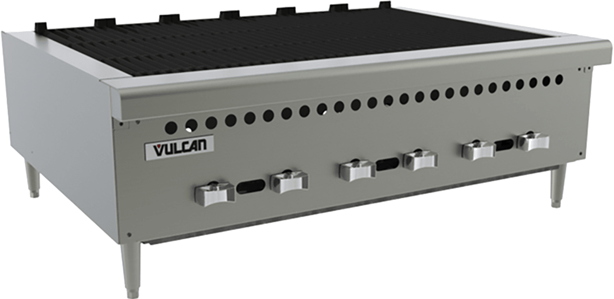 Vulcan VCRB36 36" VCRB Radiant Countertop Charbroiler, LP Gas
