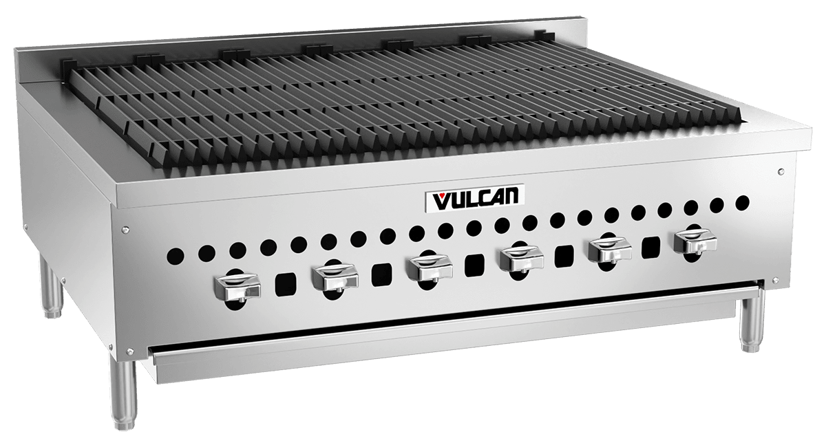 Vulcan VCCB36 36" Low Profile Countertop Charbroiler, Natural Gas