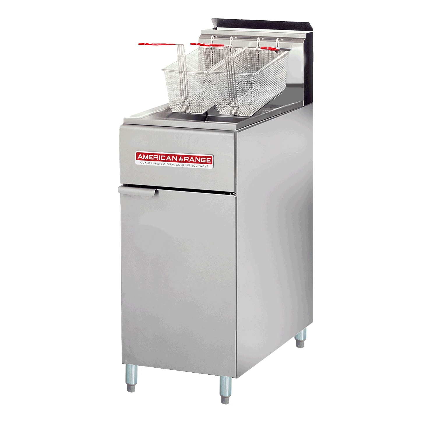 American Range AF-50HE 50-lb. Deep Fat Floor Fryer, LP Gas