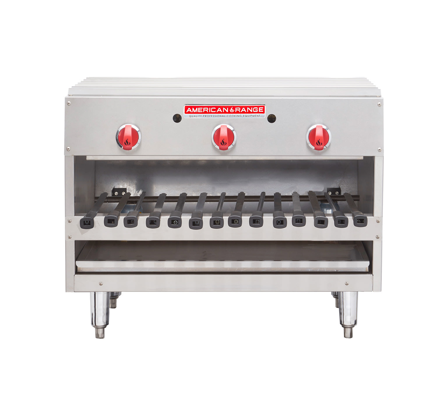American Range AROB-60 60" Infrared Brazil Salamander Broiler with (5) Burners, Natural Gas