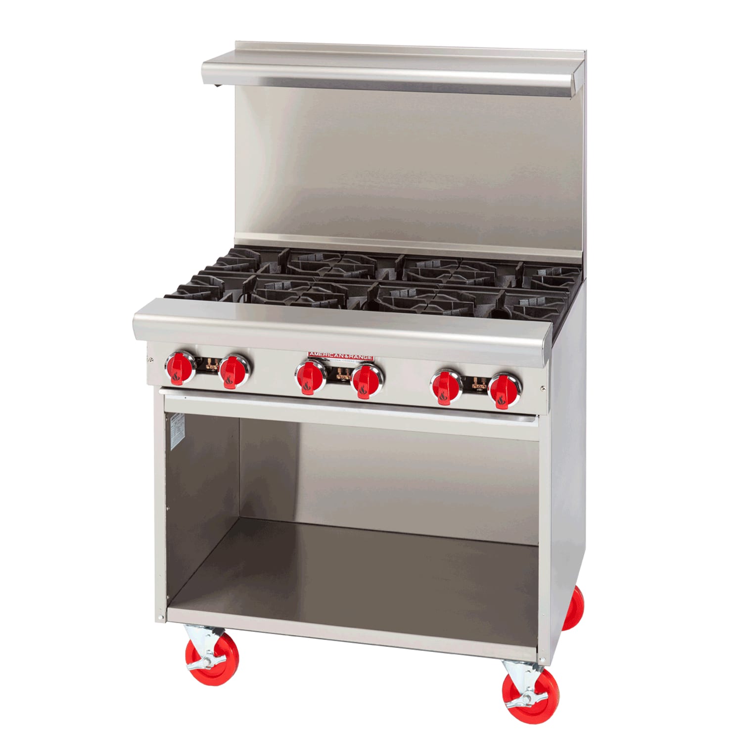 American Range AR-36G-SB 36" Griddle Range with Open Cabinet Base, LP Gas