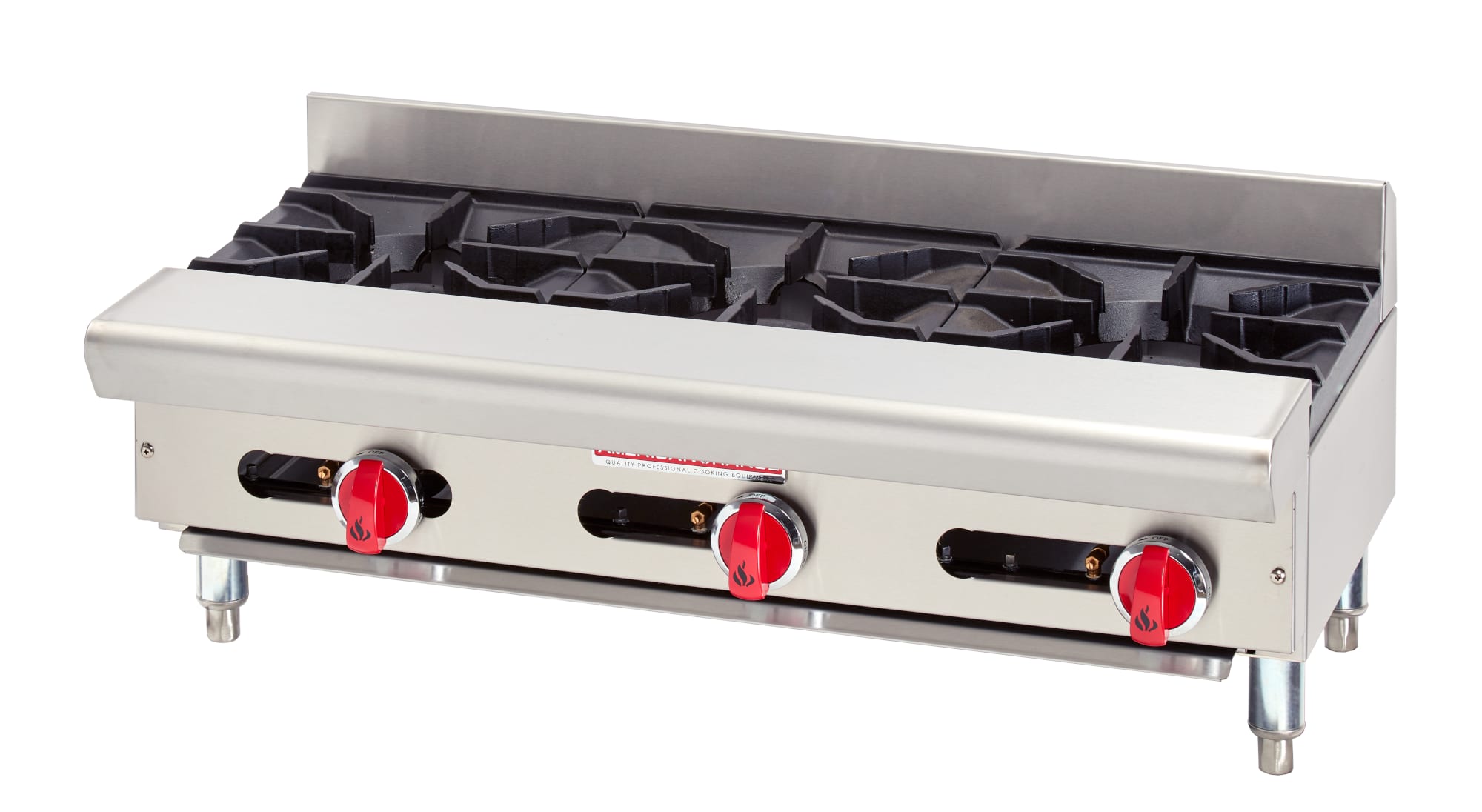 American Range ARSHP-36-3 36" Countertop Range with (3) Burners, LP Gas