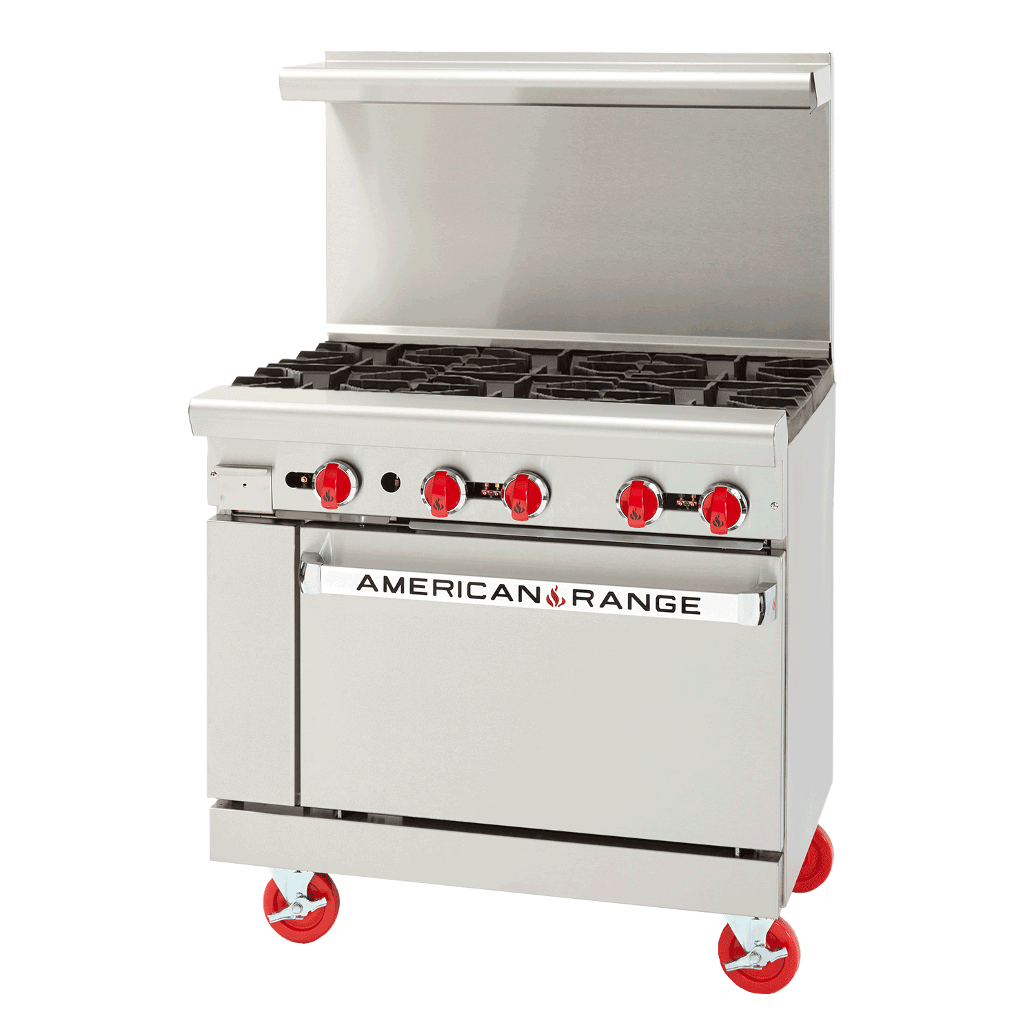 American Range AR-36-4WB 36" Range with (4) Open Burners and Standard Oven, LP Gas