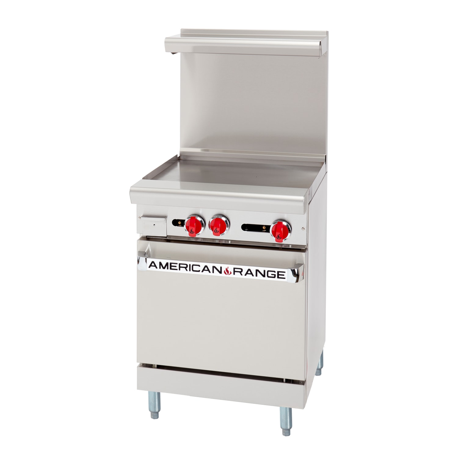 American Range AR-24G-SB 24" Griddle Range with Open Cabinet Base, Natural Gas