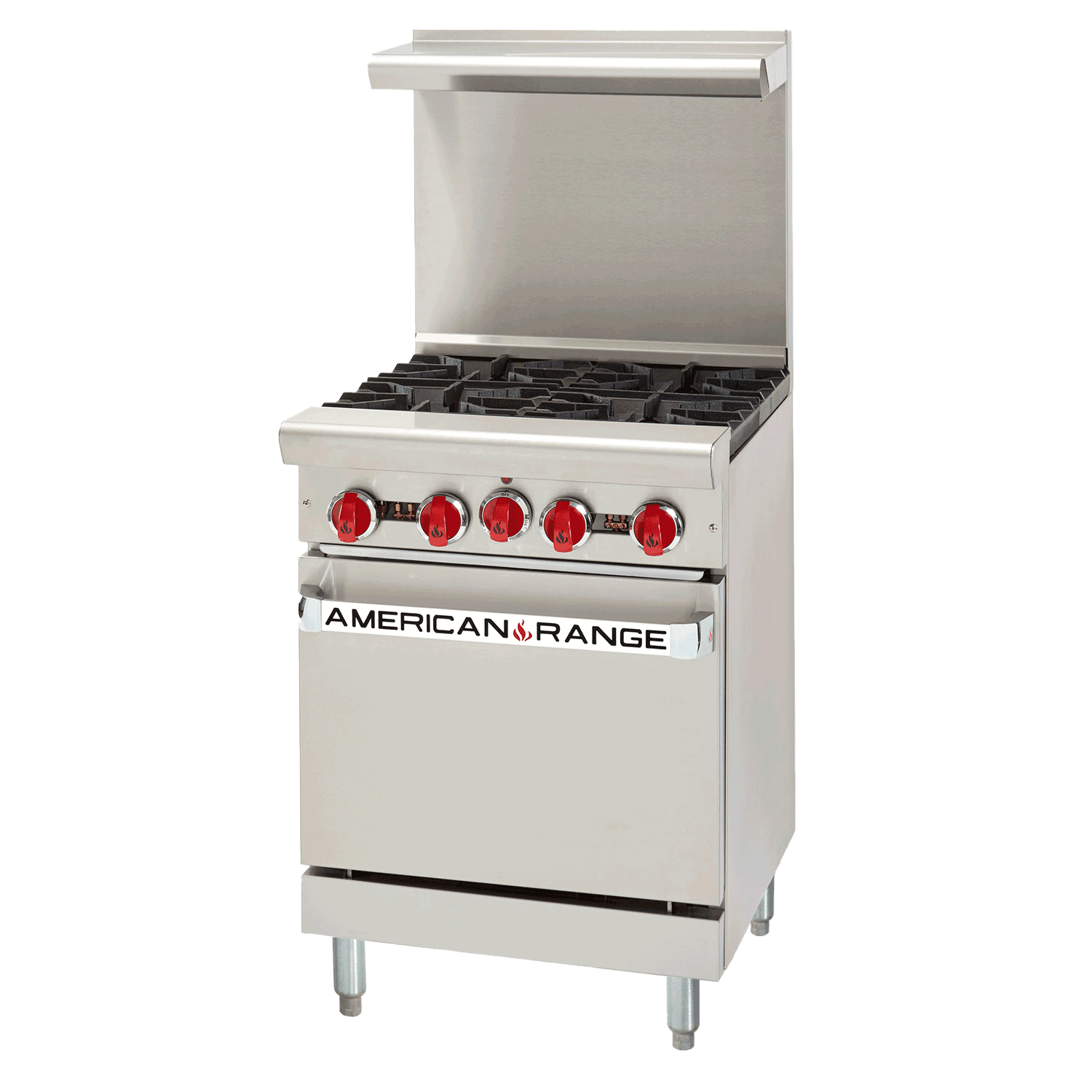 American Range AR-4 24" Range with (4) Open Burners and Standard Oven, Natural Gas