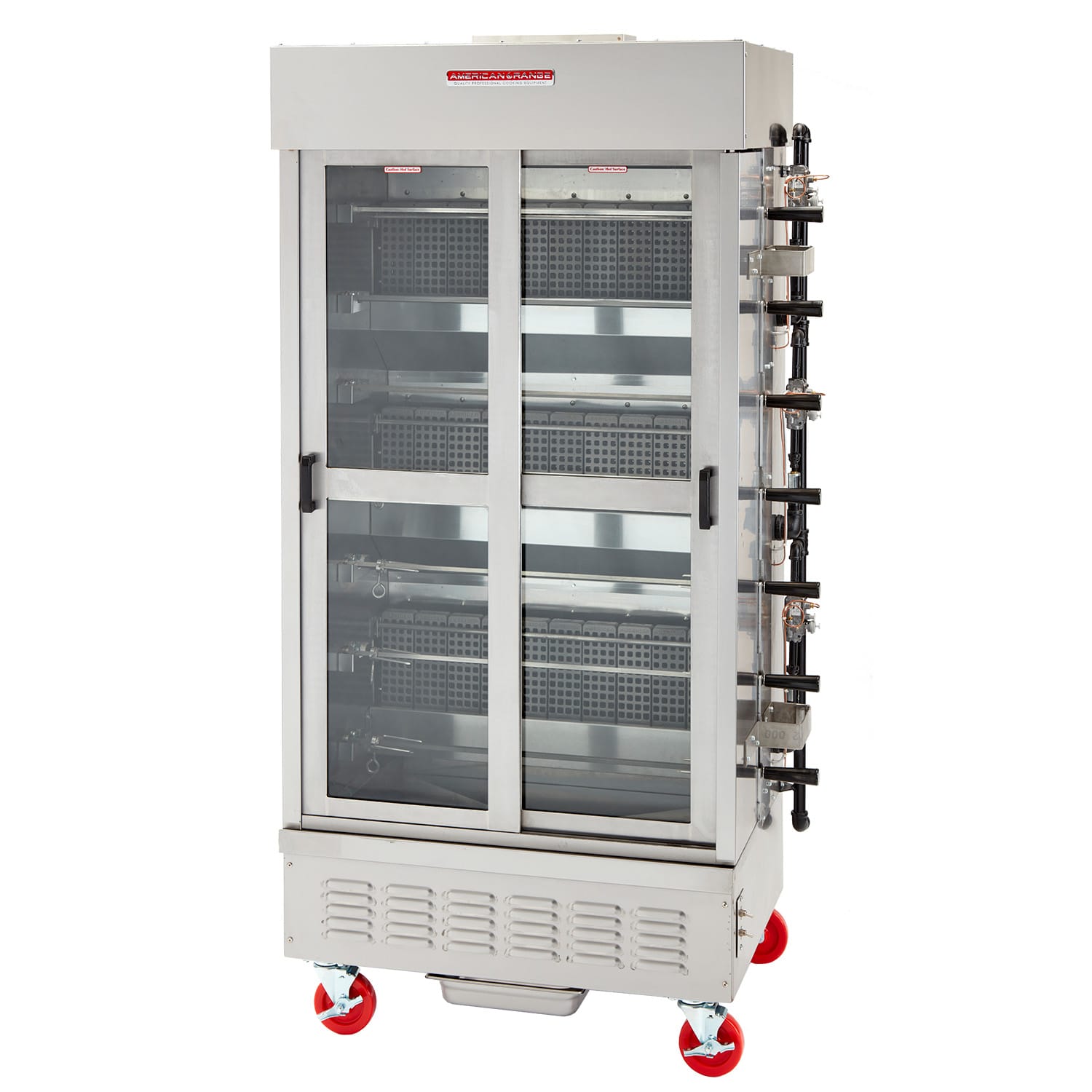 American Range ACB-7 7-Spit Rotisserie Oven, Natural Gas
