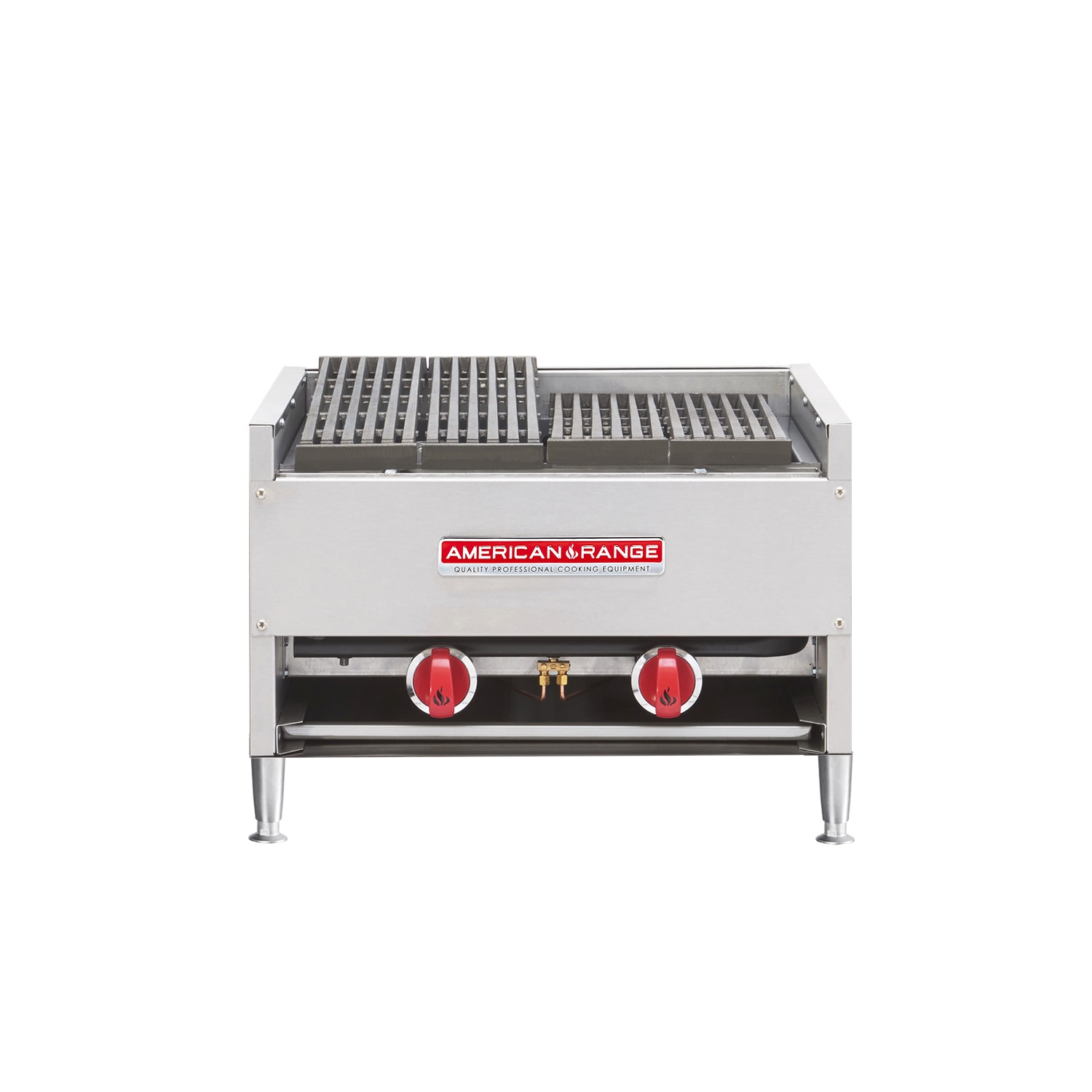 American Range AECB-36 36" Countertop Char Rock Charbroiler, LP Gas
