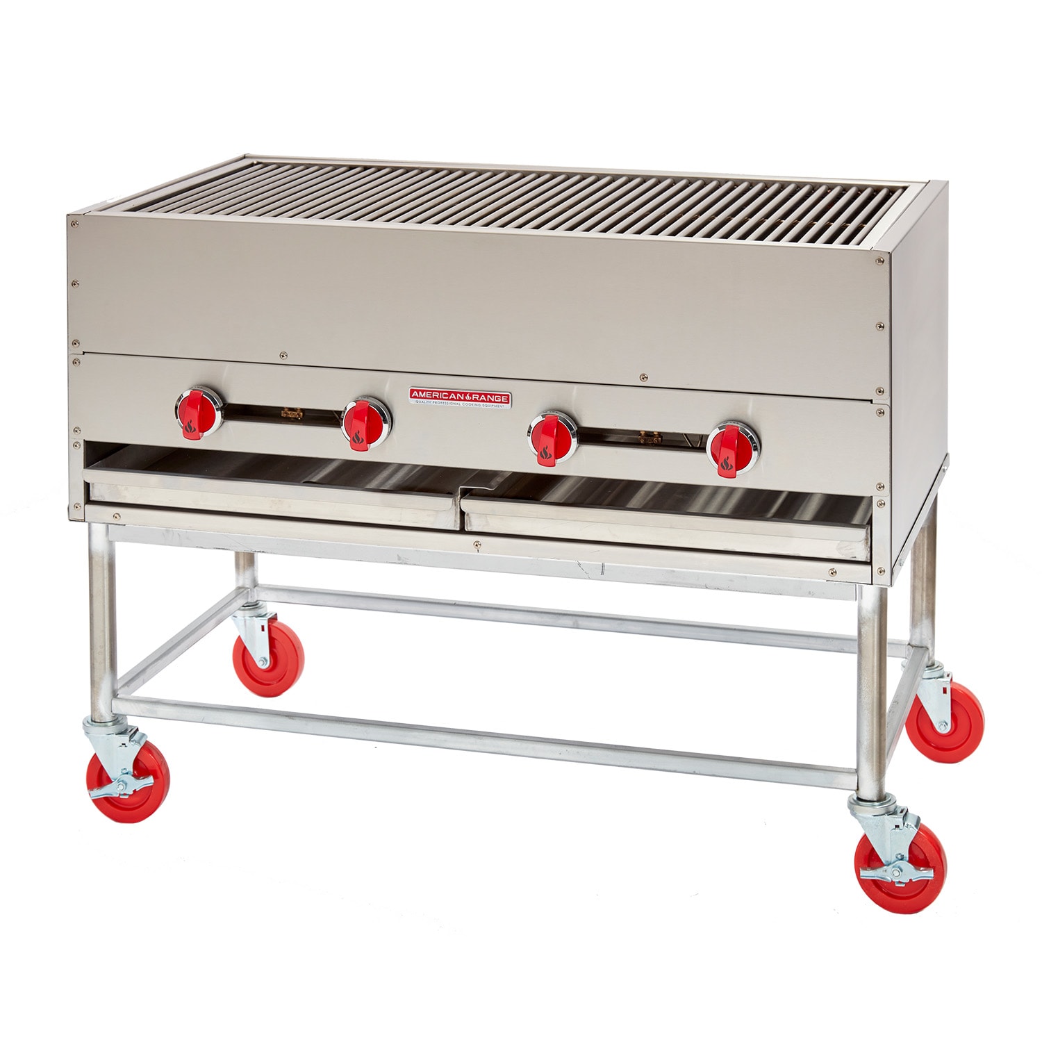 American Range AHS-6027 60" Horizontal Chicken Broiler, 27" Depth, Natural Gas