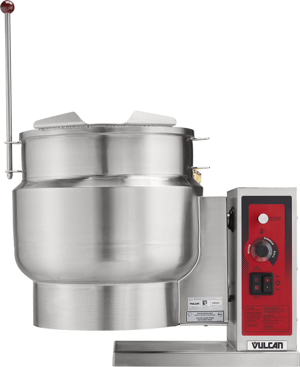 Vulcan K6ETT 6-Gallon Countertop Tilting Kettle, 208V, Three Phase