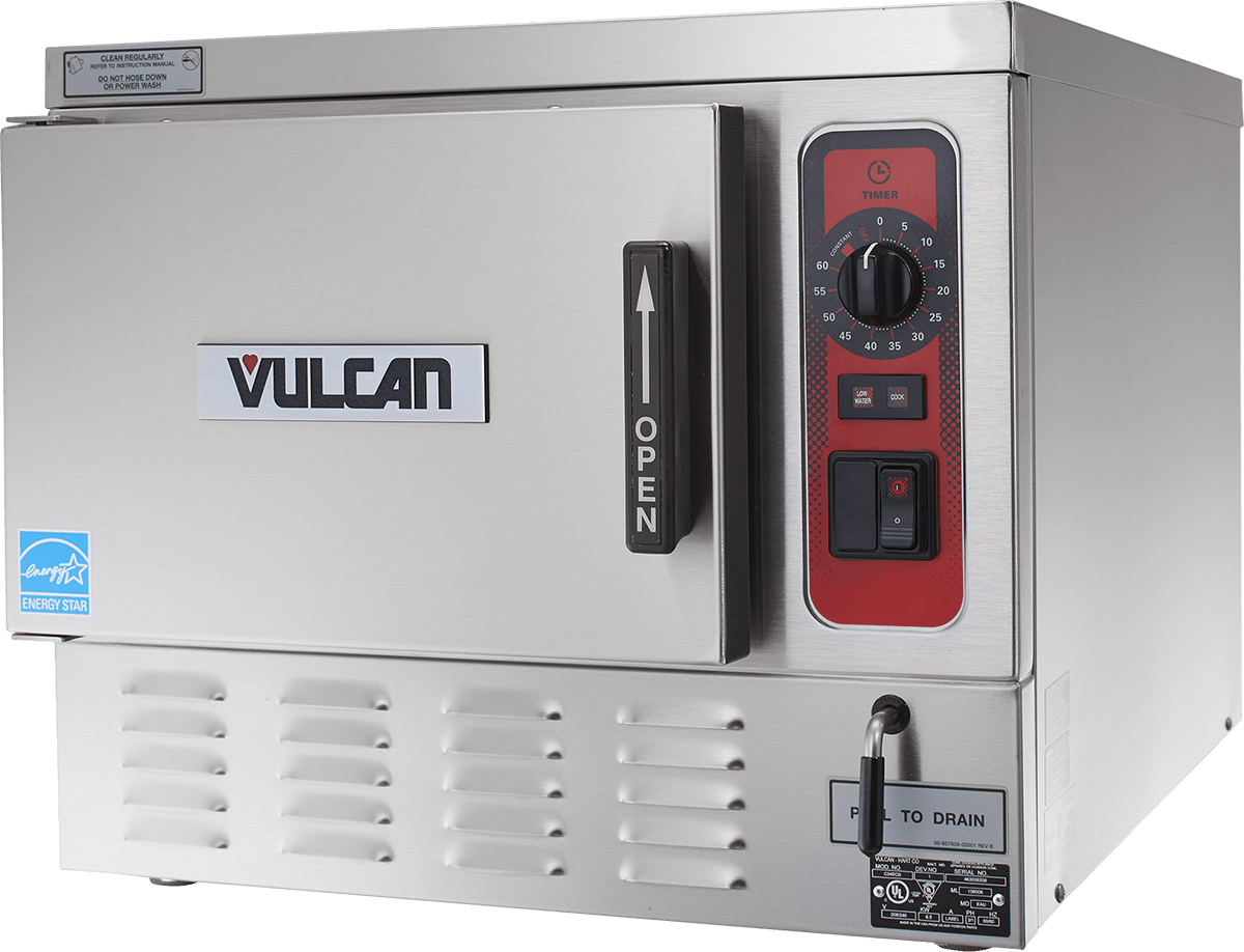 Vulcan C24EO3 3-Pan Countertop Steamer, 208V, Three Phase