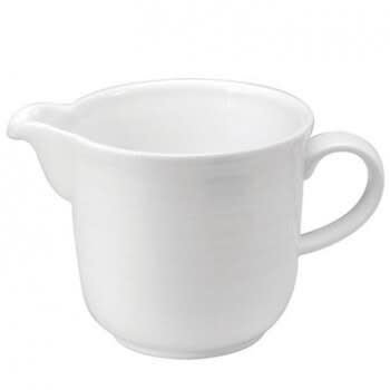 International Tableware MZ-102 Marzano Porcelain BW Creamer 5-1/2" (10oz)