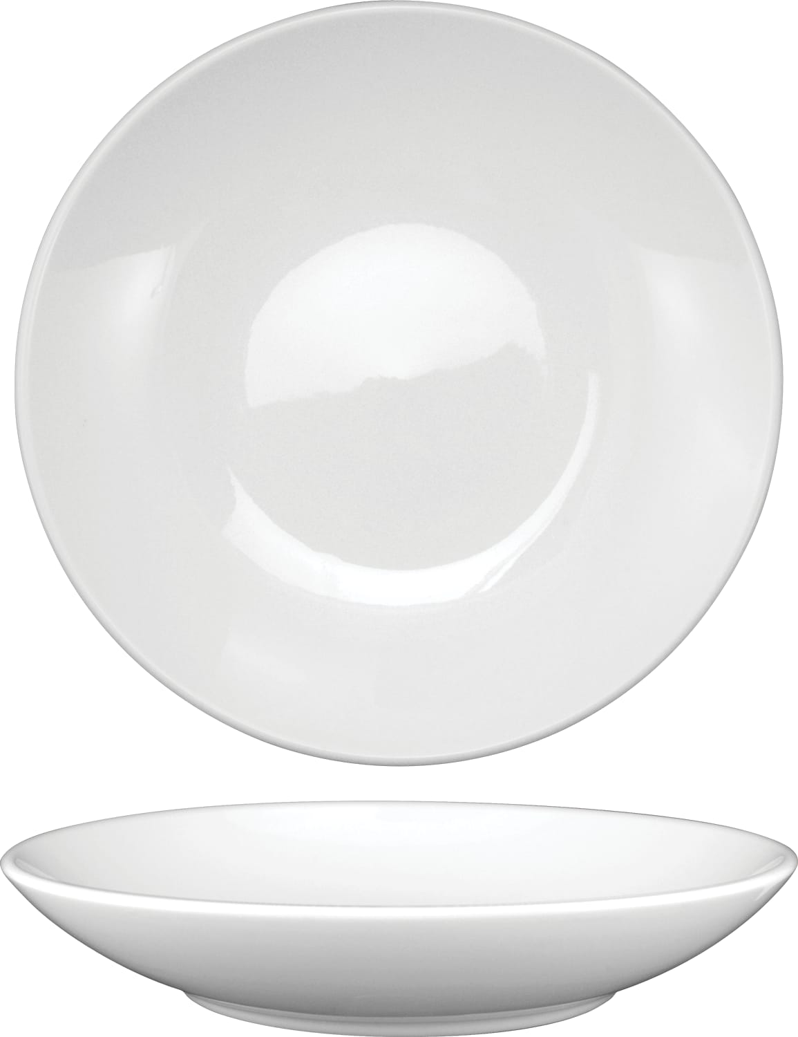 International Tableware TN-109 Torino Porcelain EW Pasta Bowl (28oz)