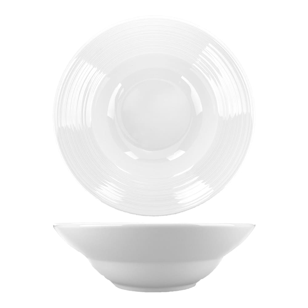 International Tableware MZ-97 Marzano Porcelain BW Deep Bowl 8-1/8" (34oz)