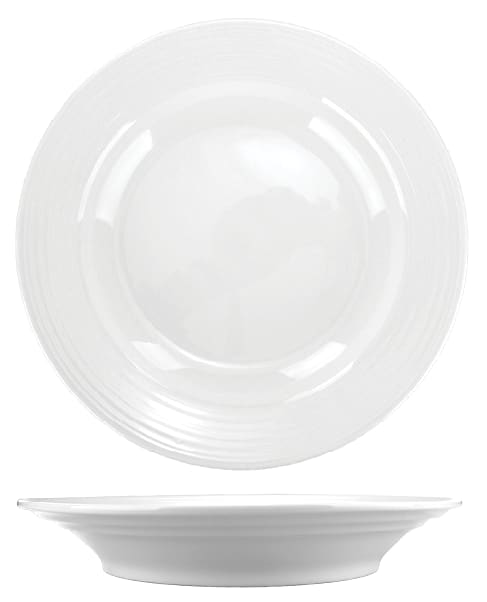 International Tableware MZ-120 Marzano Porcelain BW Pasta Bowl (24oz)