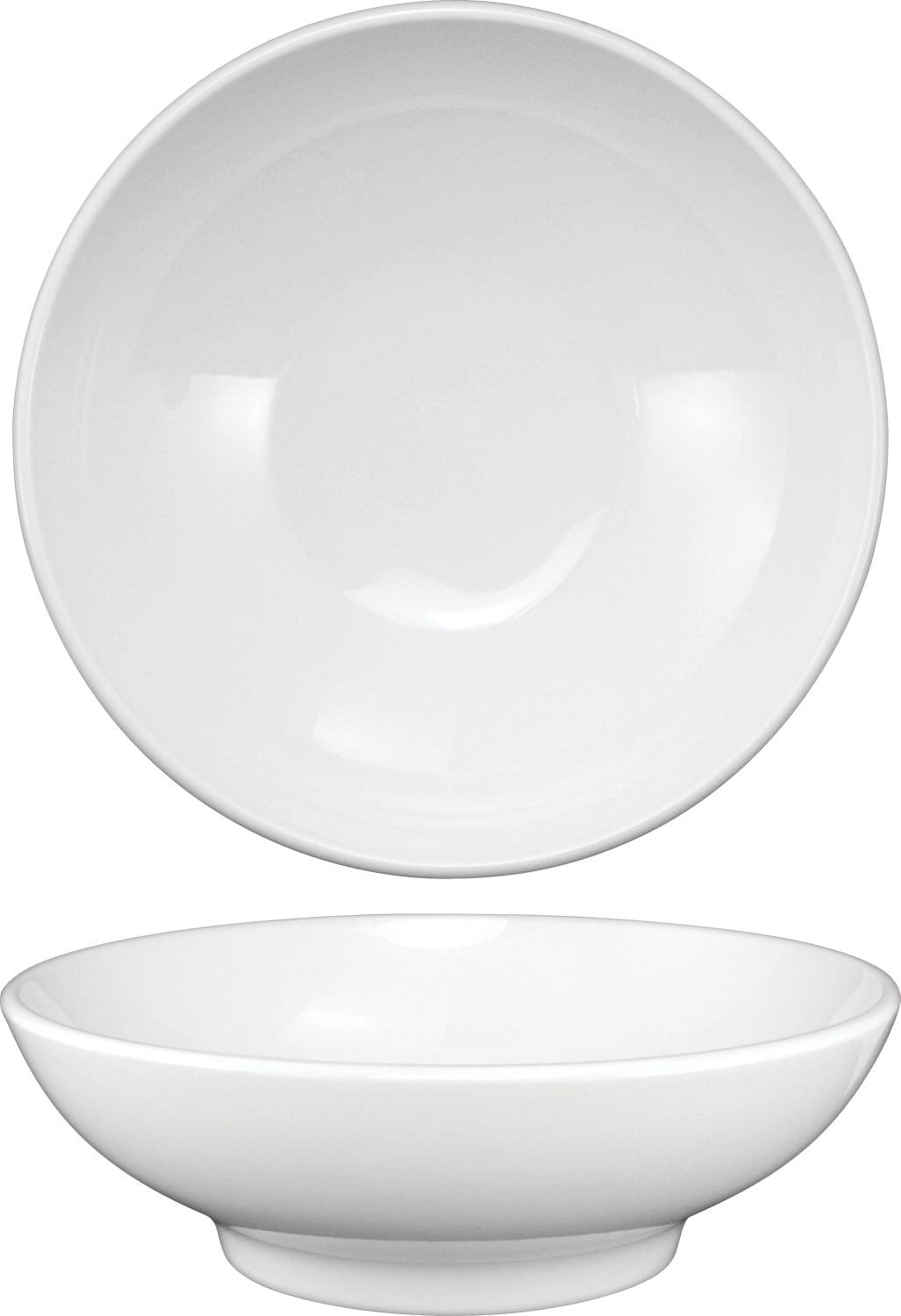 International Tableware TN-210 Torino Porcelain EW Coupe Bowl (60oz)