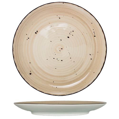 International Tableware RT-5-WH Rotana Stoneware Wheat Plate 5-1/2"