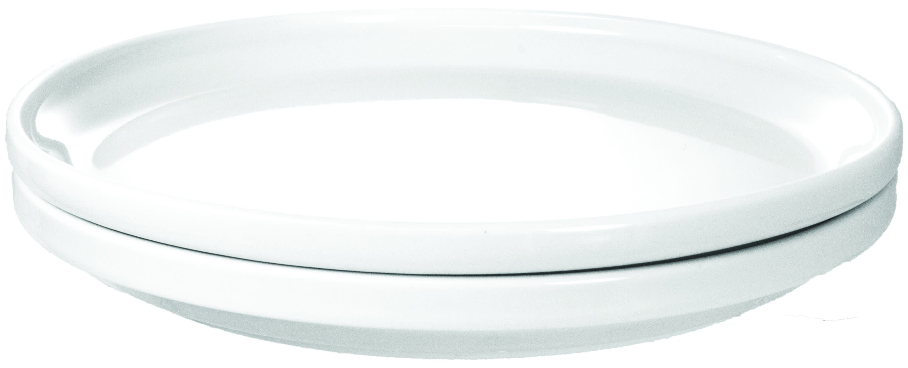 International Tableware TN-100 Torino Porcelain EW Round Stackable Plate 10-1/4"