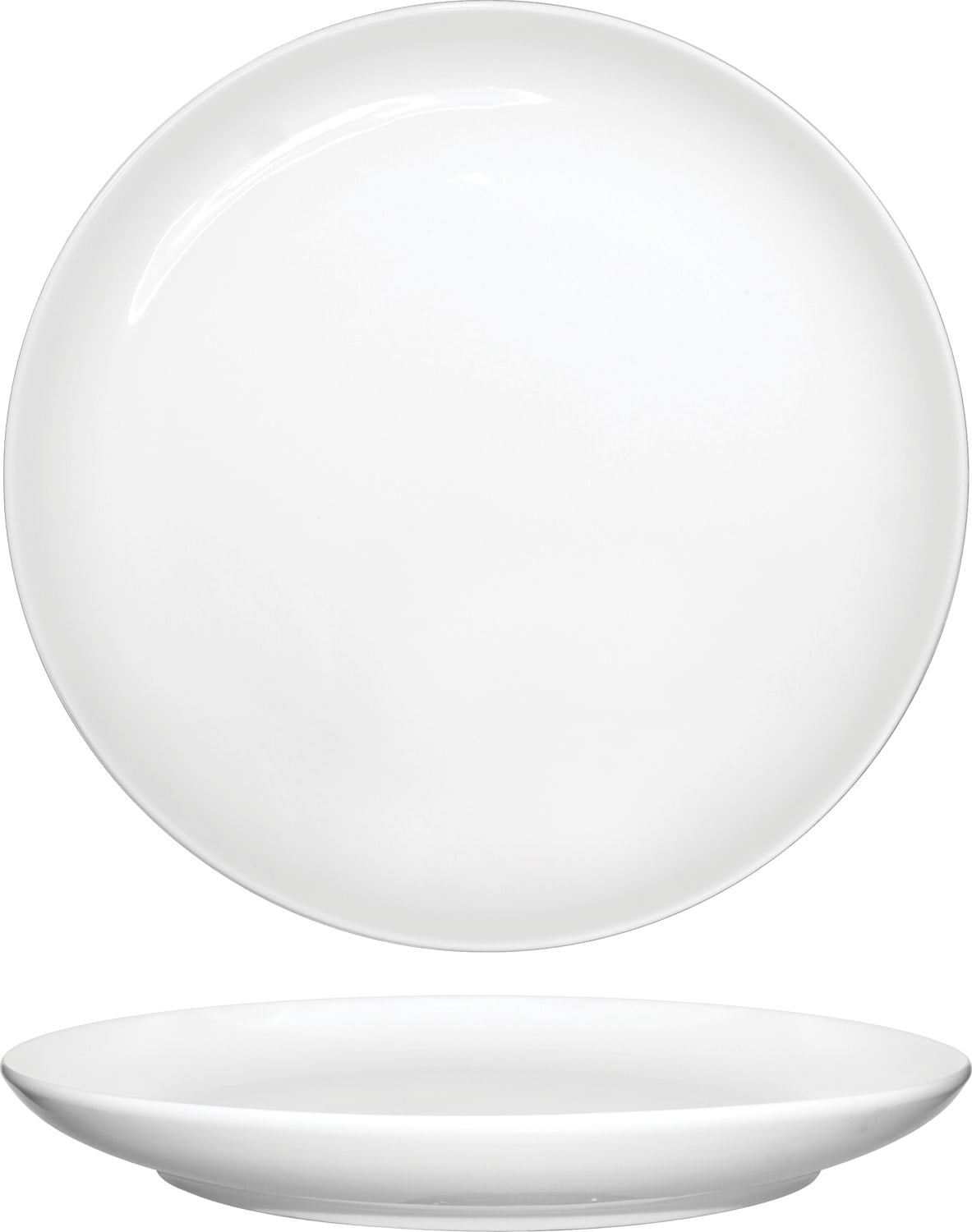 International Tableware TN-310 Torino Porcelain EW Deep Coupe Plate 10"
