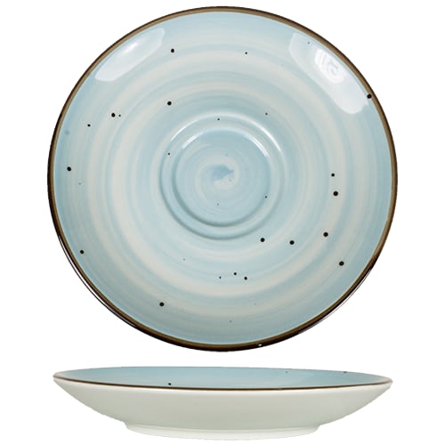 International Tableware RT-2-IC Rotana Stoneware Iceberg Saucer 6-1/2"