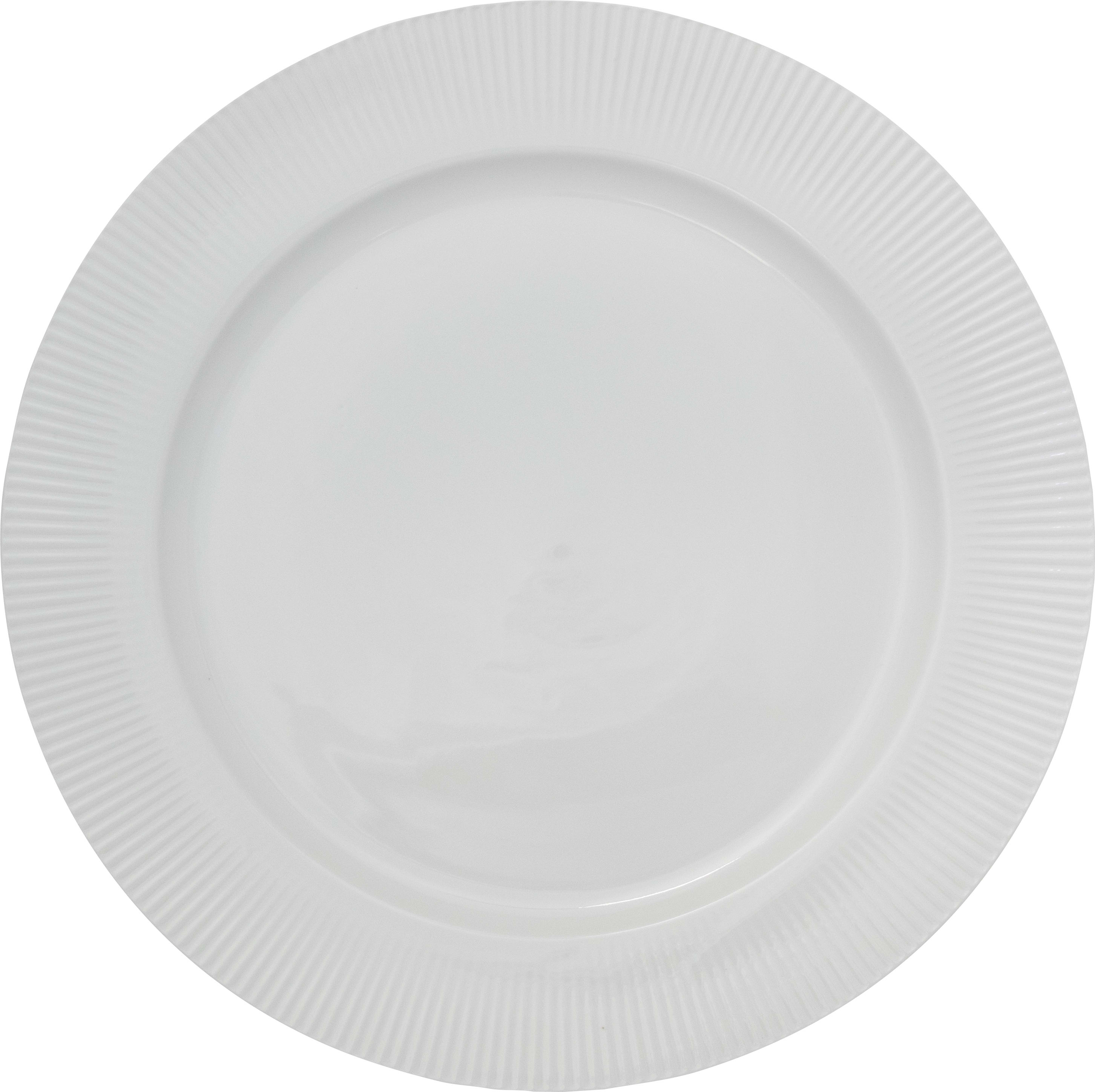 International Tableware SB-16 Sunburst Porcelain BW 1-1/2" Regular Rim Plate 10-1/2"
