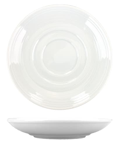 International Tableware MZ-36 Marzano Porcelain BW Saucer 4-1/2"