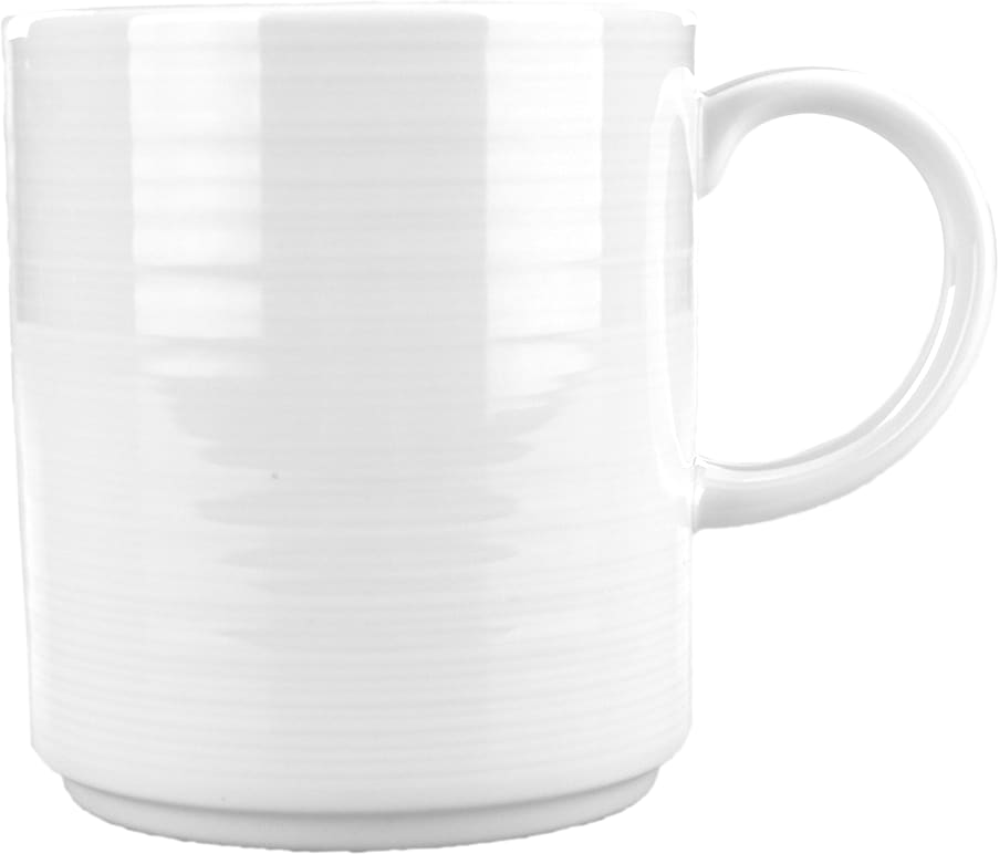 International Tableware MZ-68 Marzano Porcelain BW Mug (12oz)